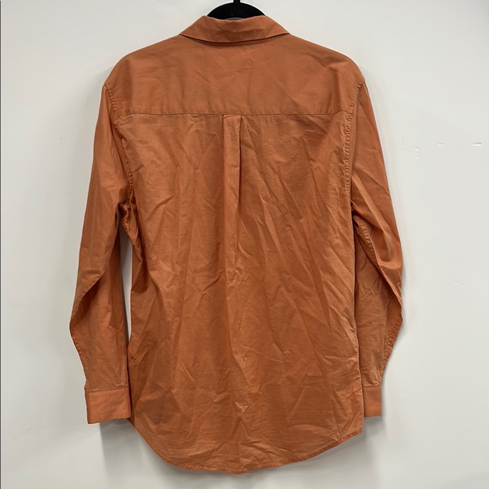Equipment Orange Button Down Shirt L - Picture 5 of 5